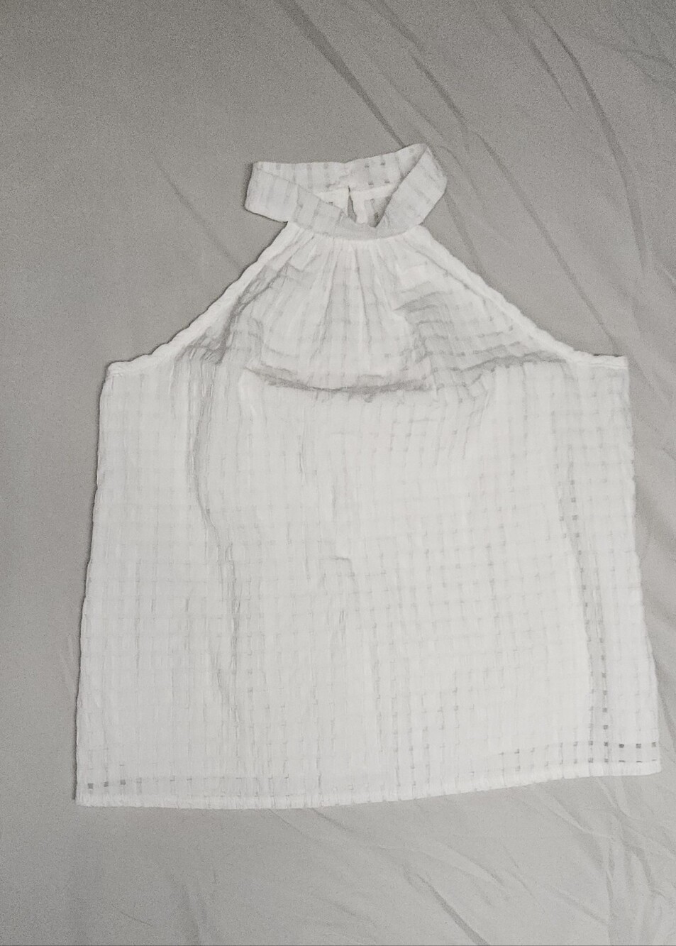Grefit Womens Sleeveless Halter Top, size Large